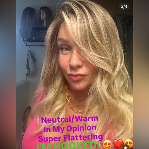 New HairVivi Wig Blonde Rooted Long Human Hair LACE NOT CUT With Box HAND TIED - Picture 12 of 12